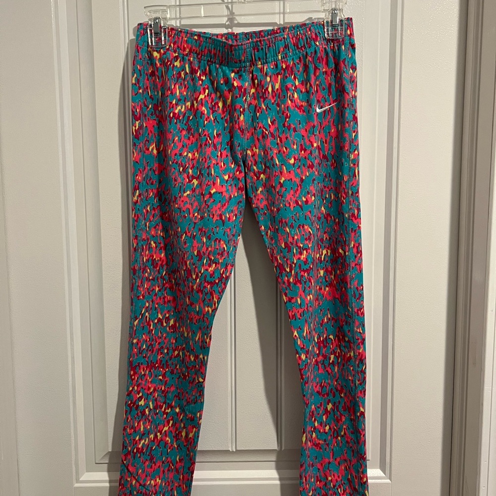 Colorful Nike leggings- kids XL/ adult S